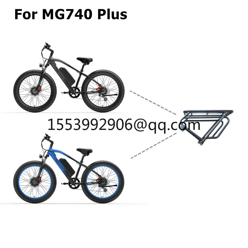 High quality black double-layer bicycle luggage rack with adjustable heavy-duty bicycle frame