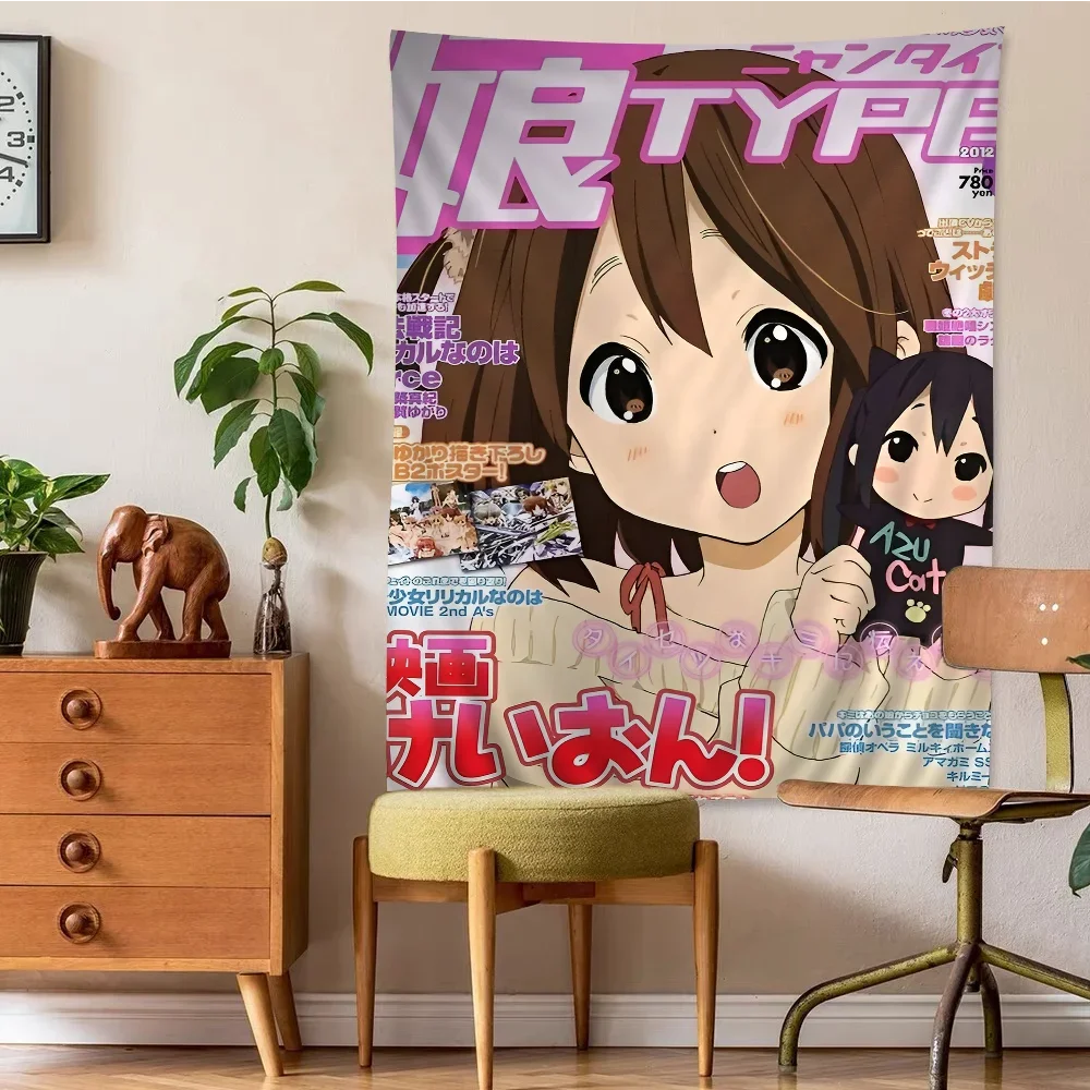 K-On Anime Cartoon Tapestry Art Science Fiction Room Home Decor Art Home Decor