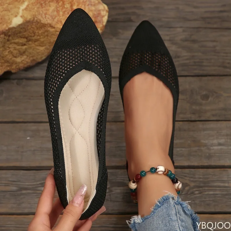春の新作、秋のカラーブロック、中空フラットシューズ、カジュアルで快適な柔らかいソール、レディースシューズ、ファッショナブルで多用途なレディースシューズ