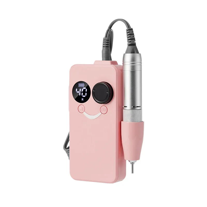 40000 RPM nagelboormachine Oplaadbare draagbare elektrische nagelpolijstmachine met frees Nagelgereedschap voor manicure