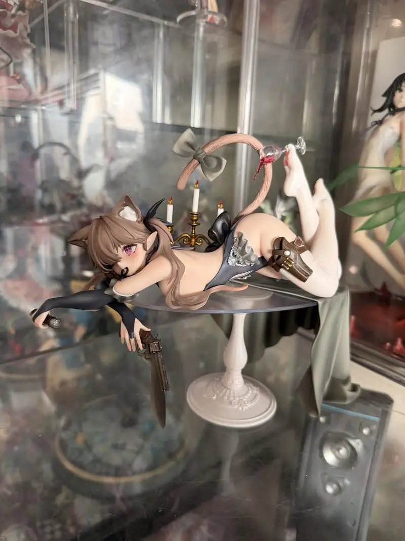 

Original AniMester Shadow Meow Nicole 18cm 2025 New Product Collection Anime 1/7 Model Toy Figure Ornaments