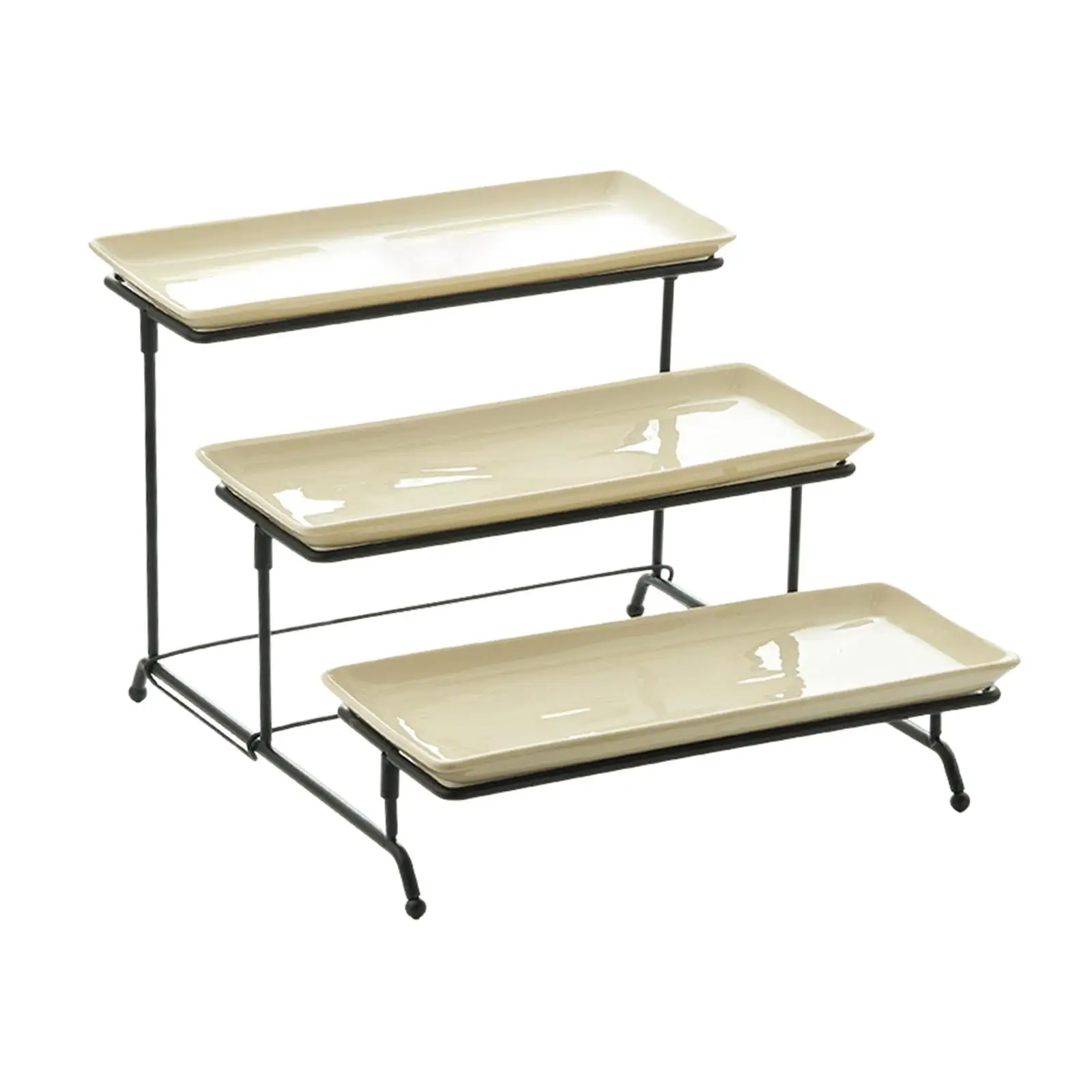 Tiered Cake Stand Home Decor Serving Tray for Cupcakes Macaron Desserts