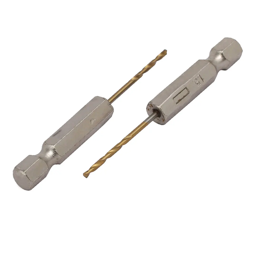 3/5pcs 1.5mm/2mm/2.5mm/3mm/4mm/6mm Drilling Dia 1/4-inch Hex Shank 60mm Length HSS Twist Drill Bit