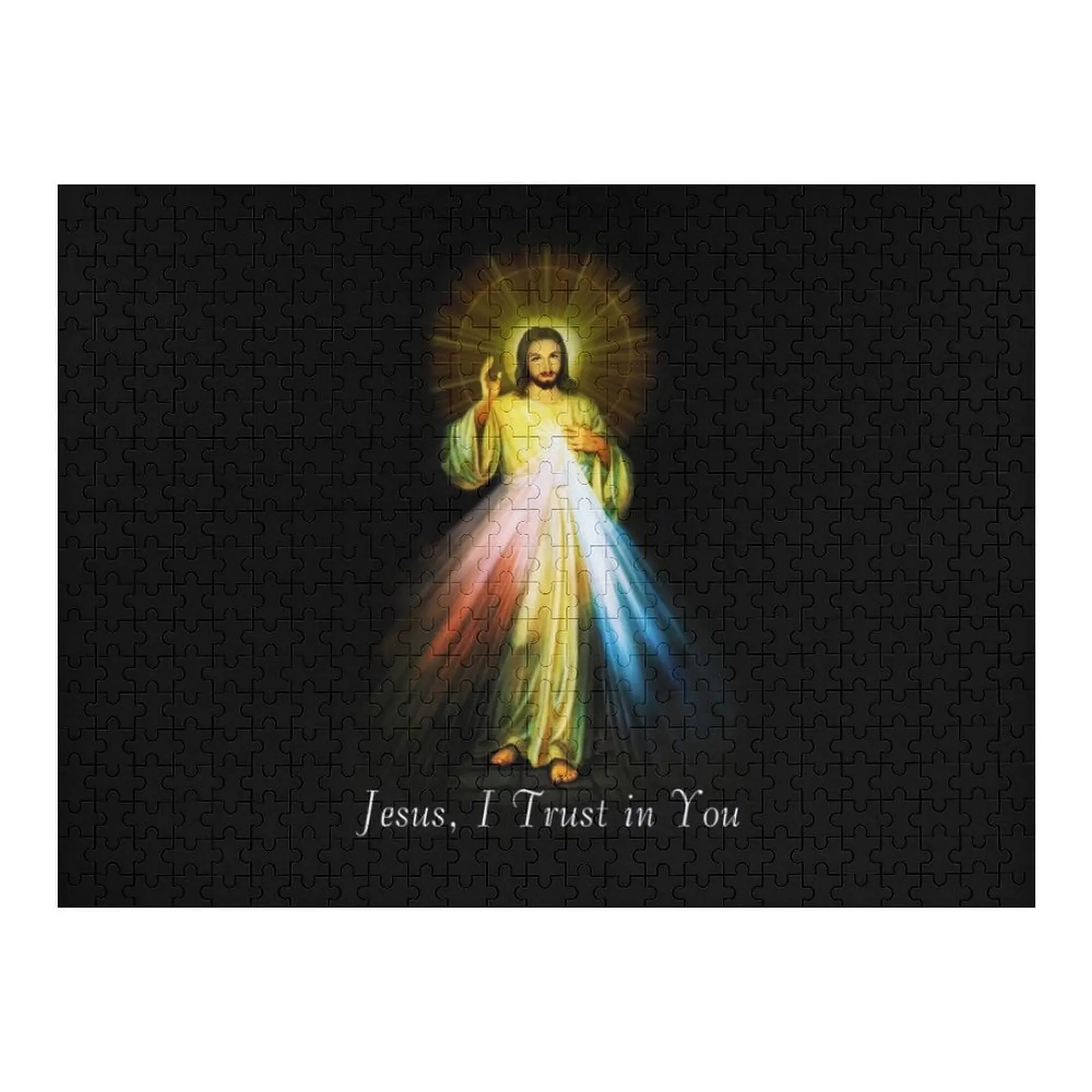

Jesus Divine Mercy Faustina Sacred Heart Catholic Jigsaw Puzzle Christmas Toys Custom Child Gift Customizeds For Kids Puzzle
