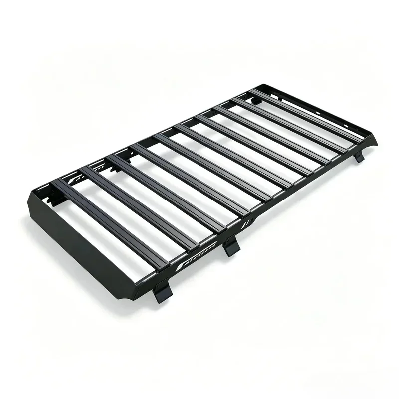 Weatherproof No Drilling Heavy Duty Low Profile Aluminum Roof Cargo Platform  4x4 Off Road SUV Overland Exterior Access