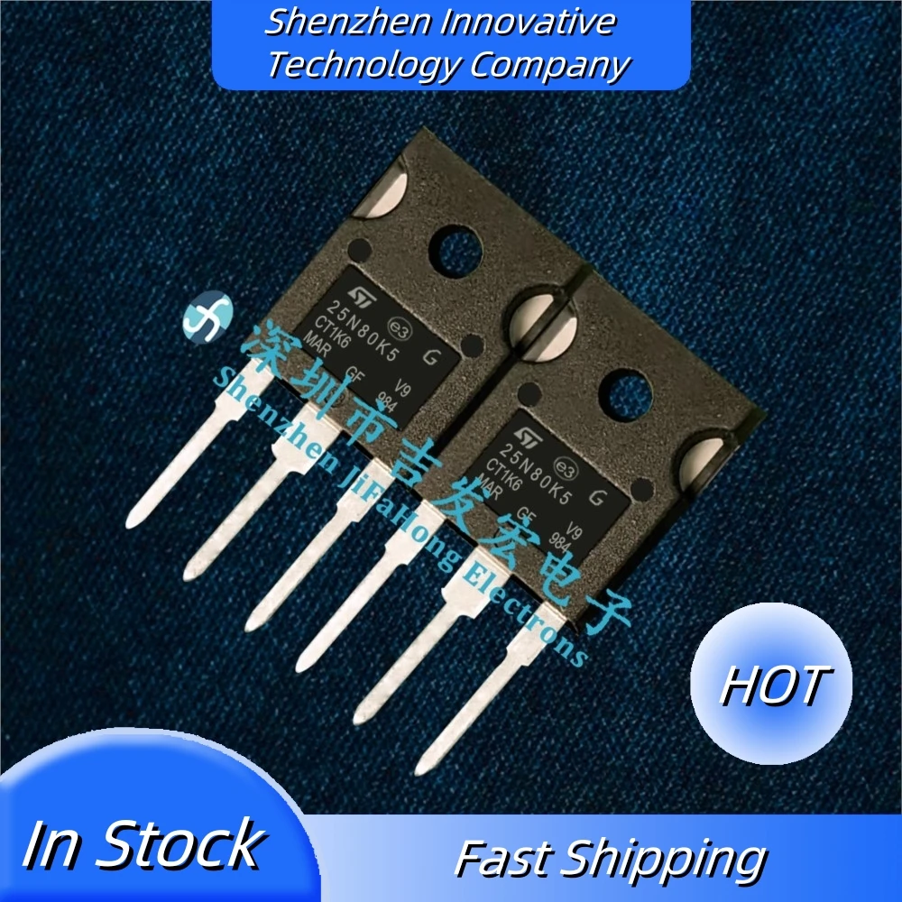 Melhor Qualidade Transporte Rápido, STW25N80K5 MOS TO-247 10, 10Pcs