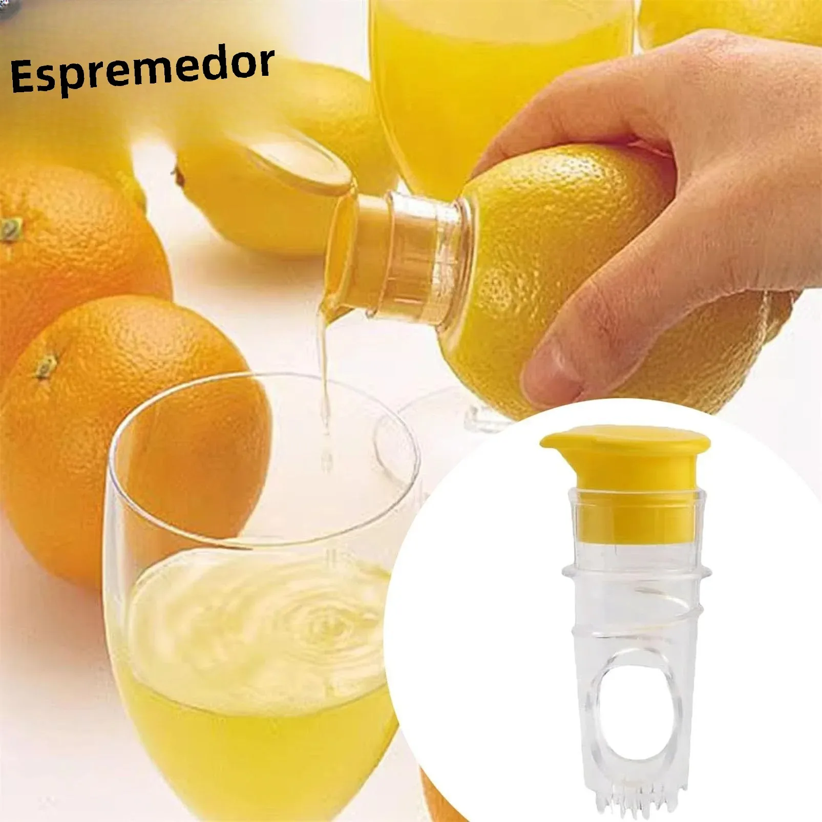 Novo espremedor manual de frutas cítricas de plástico mini espremedor de limão espremedor de laranja fácil extrator de suco frescura preservação de cozinha