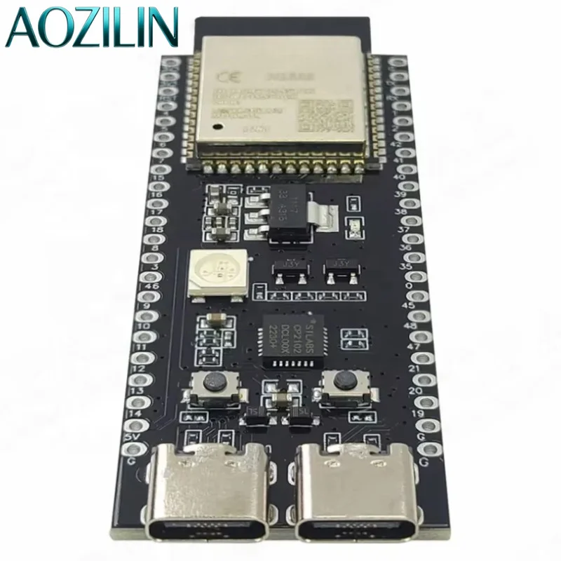 AOZILIN ESP32-S3 Core Development Board Onboard WROOM-1-N16R8 ESP32-S3-DevKitC-1 IoT Wireless Module 5 Pcs Per Pack