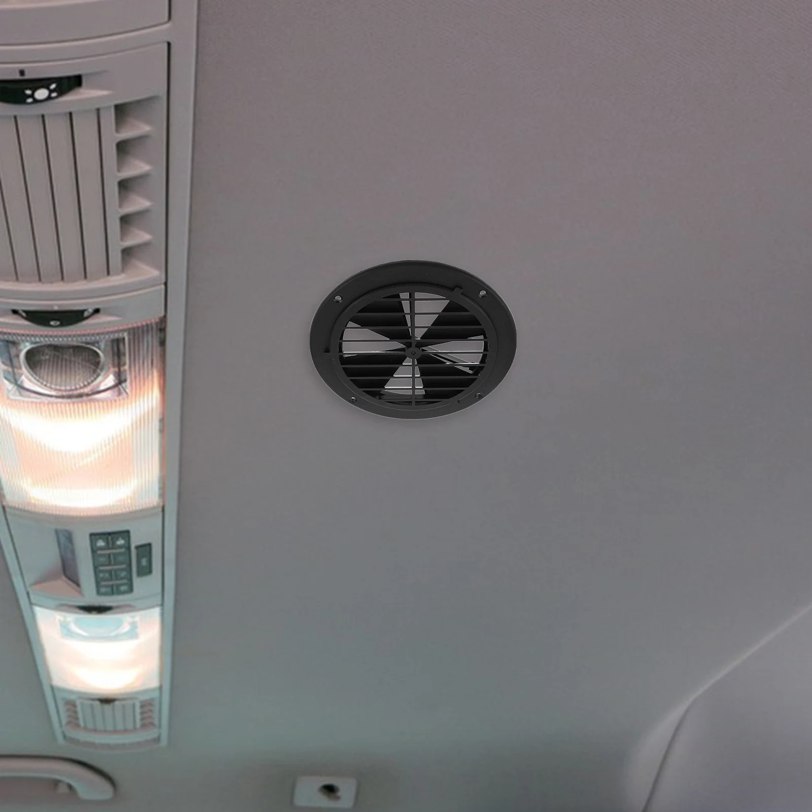 

Luxury Round Cover Adjustable Air Outlet Rv Heater Vent Cover Replacement Ceiling Fan Skirting Yacht Rv Roof Trailer Side Vent