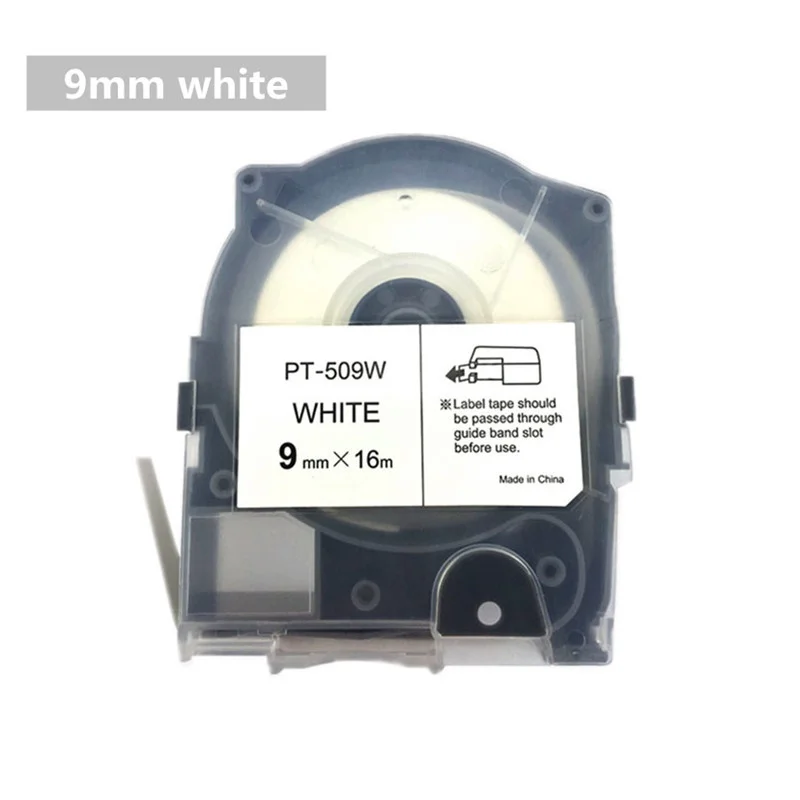 5X Ink Ribbon Cassette Label Tapes LM-PT312W/Y Yellow 8m White 16m Printer Cartridge For Max Letatwin Tube Printer LM-550A/E