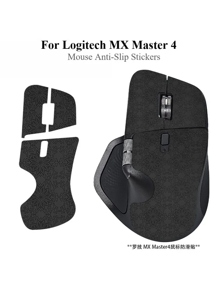 Poignées antidérapantes résistantes à l'usure pour Logitech MX Master 4 – Film de protection pour souris anti-transpiration à couverture complète