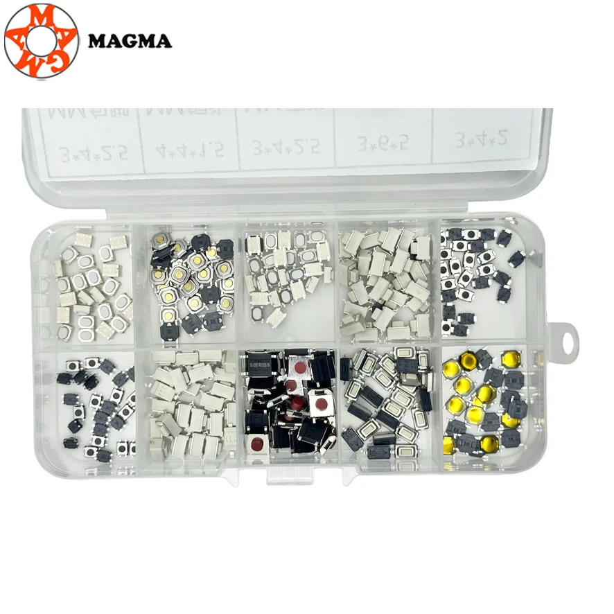 MAGMA سيارة مفتاح تحكم عن بعد زر اللمس Microswitch DIY مايكرو التبديل متنوعة دفع زر اللباقة مفاتيح إعادة تعيين ورقة صغيرة التبديل #1
