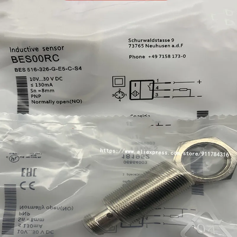 

3Pcs New Hih Quality Balluff Proximity Switch BES00RC BES 516-326-G-E5-C-S4