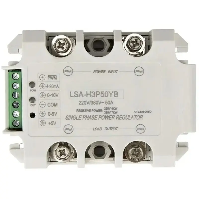 VOFUN-LSA-H3P50YB 220V/380V Single Phase AC 50A Solid State Voltage Regulator/Power Regulation Module