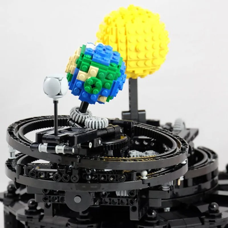 2303 pièces MOC soleil terre lune Orrery modèle technique blocs de Construction idée de Construction jouets brique cadeau de noël enfants anniversaire