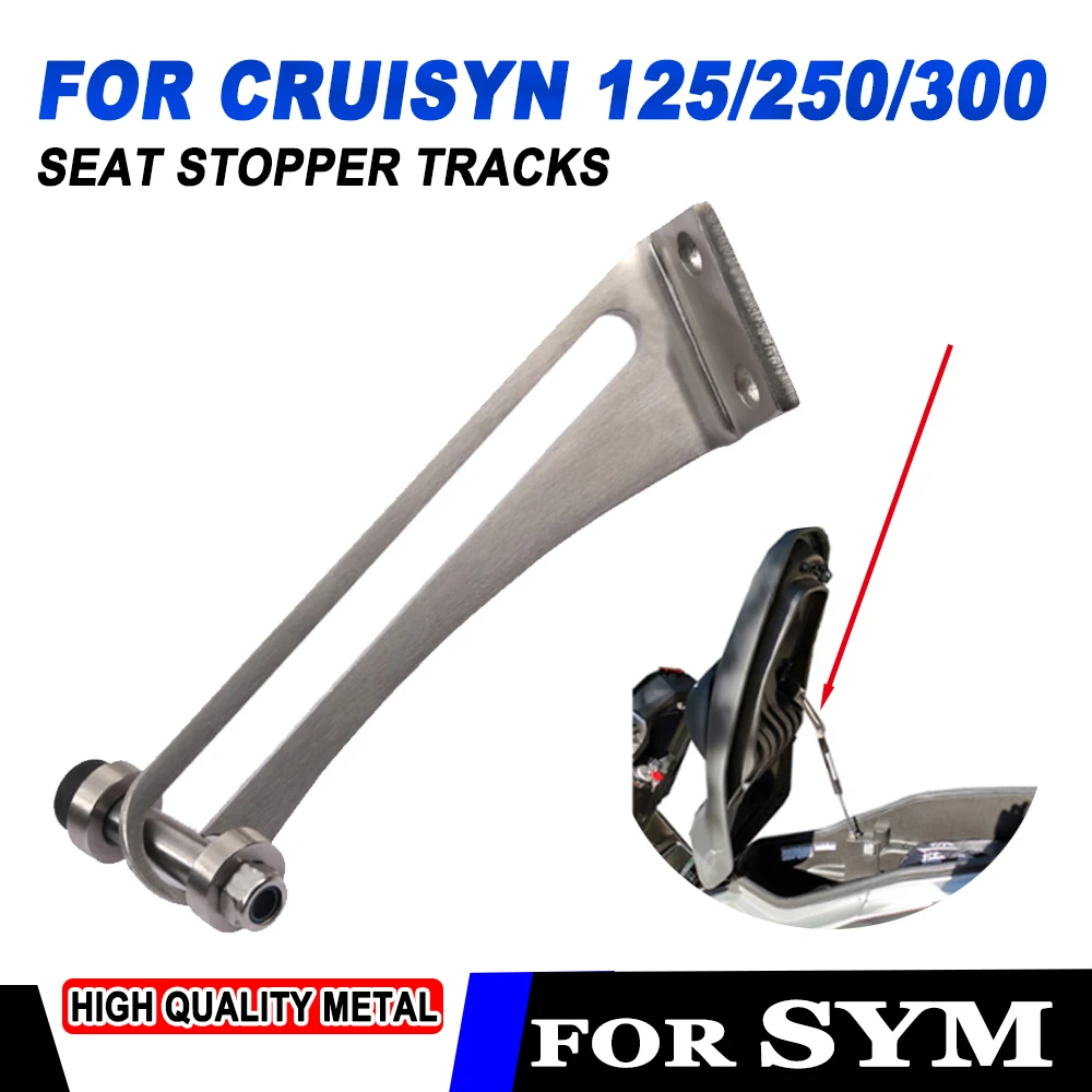 

Motorcycle Under Seat Storage Bracket Durable Seat Box Riser Stopper For SYM Cruisym 300 Cruisym300 GTS 300i Joymax Z300