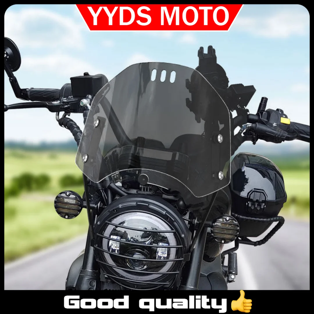 

【Good quality】For Haojue TR300 front windshield rain guard motorcycle modification parts
