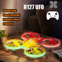 JJRC UFO Drone Toys Altitude Hold Stunt Quadcopter with Lights Rc Drone Plane Remote Control Helicopter Aircraft Gifts for Kids