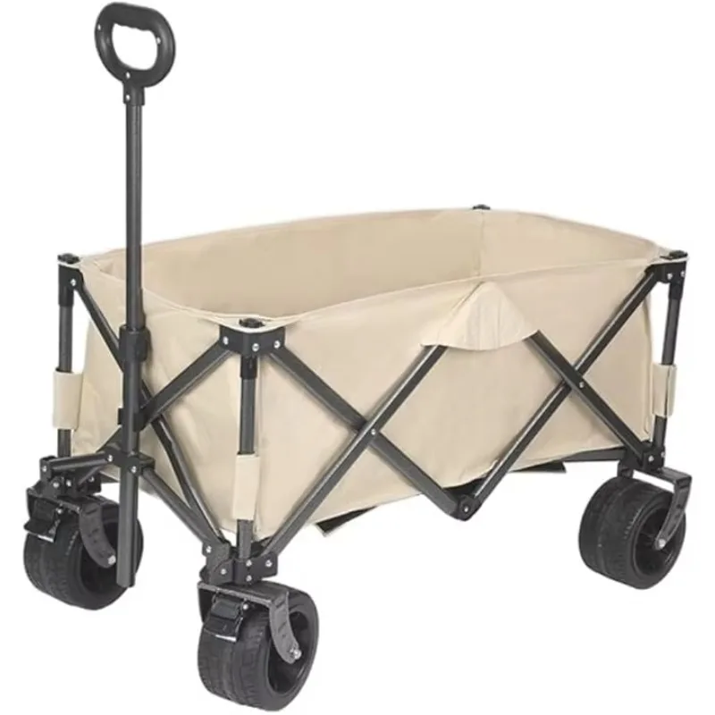 2026 Foldable Outdoor Trailer Wagon Beach Hand Luggage With Wheels Camper Van Portable Mini Off Road Folding Trolley