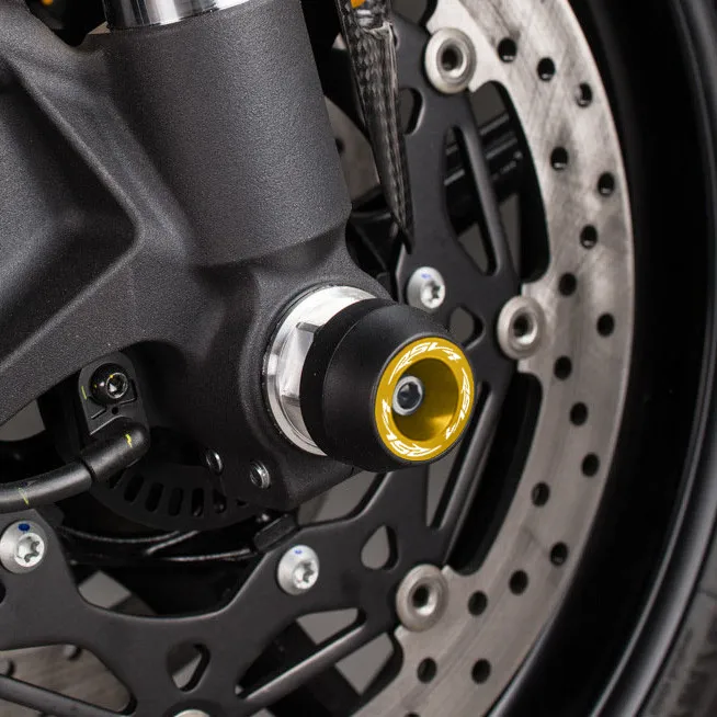 Pour RSV4 RSV4R RSV4RR RSV4RF 2009-2018 moto essieu avant et arrière fourche roue Crash curseurs chute protecteur Pad rsv4
