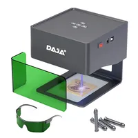 DJ6 Laser Engraving Machine DAJA Mini DIY 3W DIODE Portable APP Logo Mark Engraver Printer MDF Plywood Wood Stone Paper Rubber