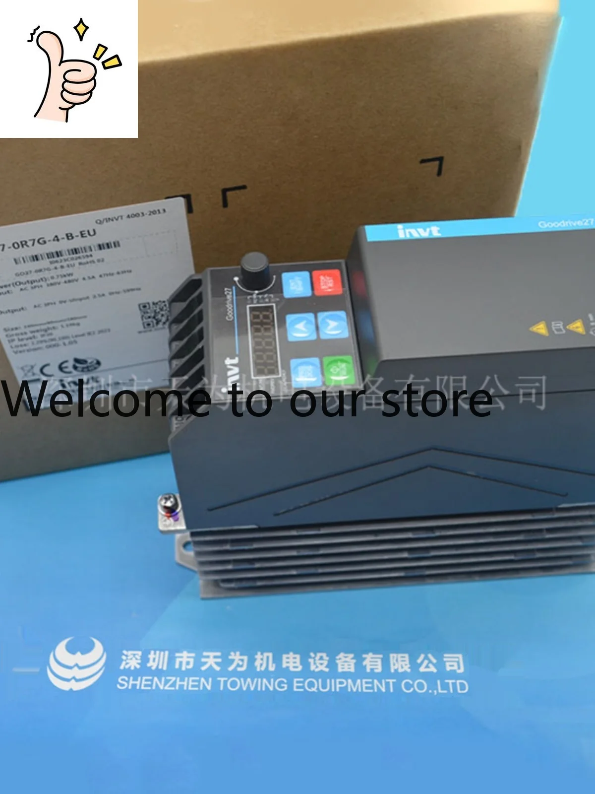 

【Оригинальный продукт/гарантия 1 год】 Преобразователь частоты INVT INVETON GD27-0R7G-4-B-EU, цена договорная