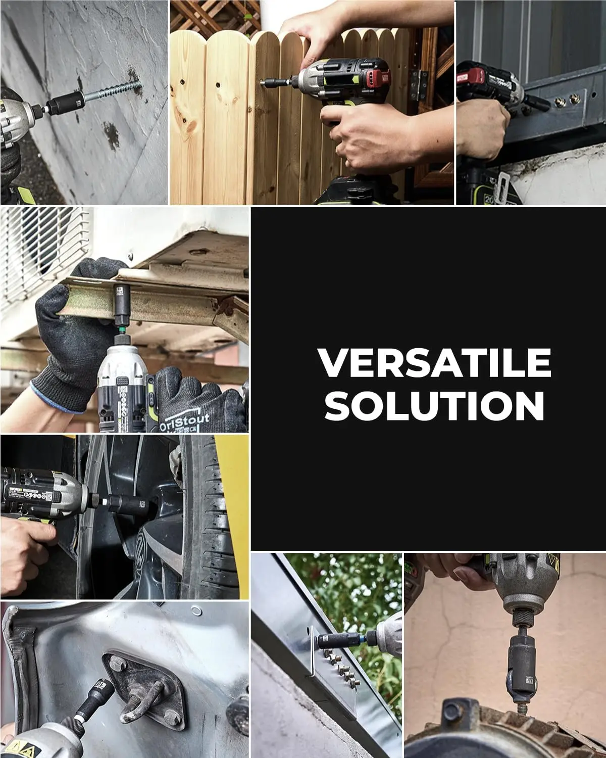 Impact Magnetic Nut Driver Set, 38pcs, 1/4'' Quick Change, Socket Adapters & Extension