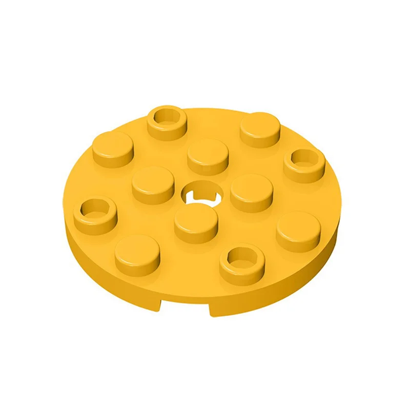 50 Stück 60474 runde Platte 4 x 4 mit Stiftloch Bausteine Spielzeug für technische Bauwerke Kompatible Bauteile Kinder DIY M – Detail 16