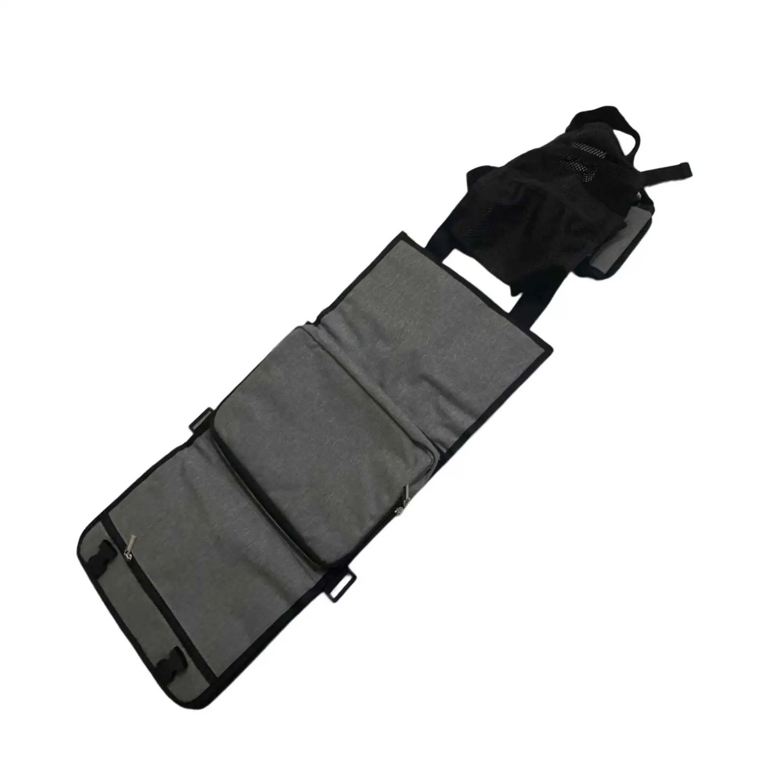 Desktop Computer Case Belt Holder Multiple Pockets Well Protection Grey Color