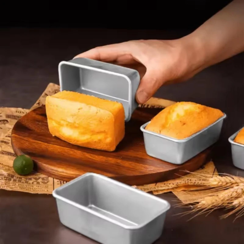 Multiple Sizes Aluminium Rectangle Brownie Cake Baking Pan Suitable for Homemade Bread Cake and Loaf Bread Baking Mold