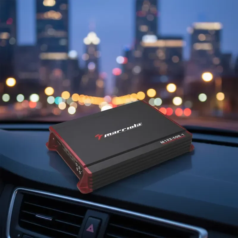 1*350W RMS REAL POWER M123-500.1 High Quality 1 Channel Class Car Powerful Amplifier