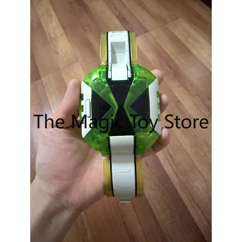 Original Bandai Ben 10 Omniverse Clear Version Omnitrix Ben Tennyson Figure Model Collectible Toy