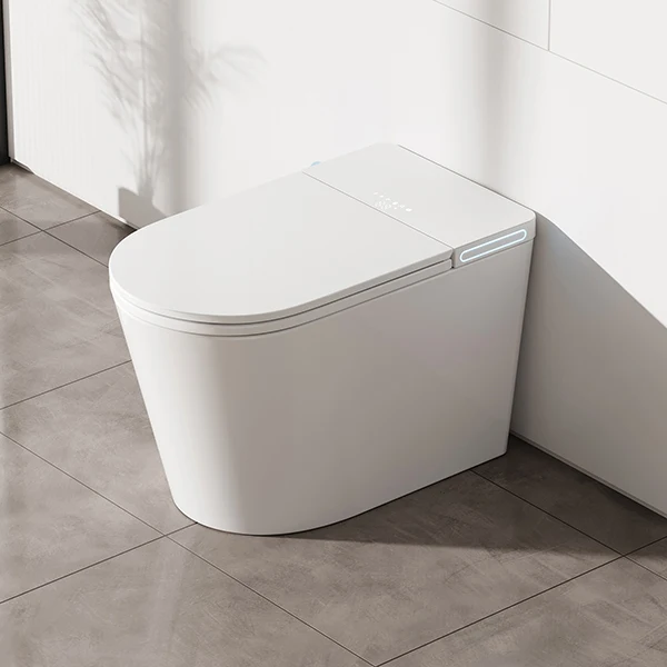 S035 New Fashion Design Square Ceramic Wc Sanitary Ware Intelligent Automatic Smart Toilets for Bathroom With Bidet