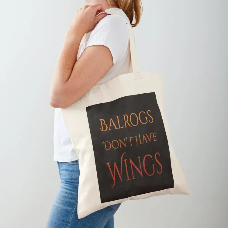 

Definitely No Wings Tote Bag shopping bags foldable reusable shopping bag Canvas Customizable tote bag