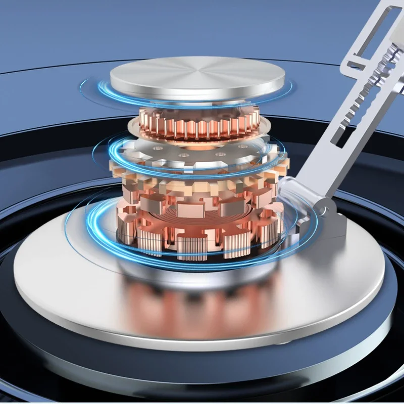 New Tablet Stand Disc Rotating Aluminum Alloy Flat Support Foldable Lift Lazy Phone Stand