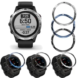 Edelstahl Uhr Stoßstangen abdeckung für Garmin Fenix 7 7x7s Epix Pro/51mm Lünette Ring Anti Scratch Metall abdeckung Schutz