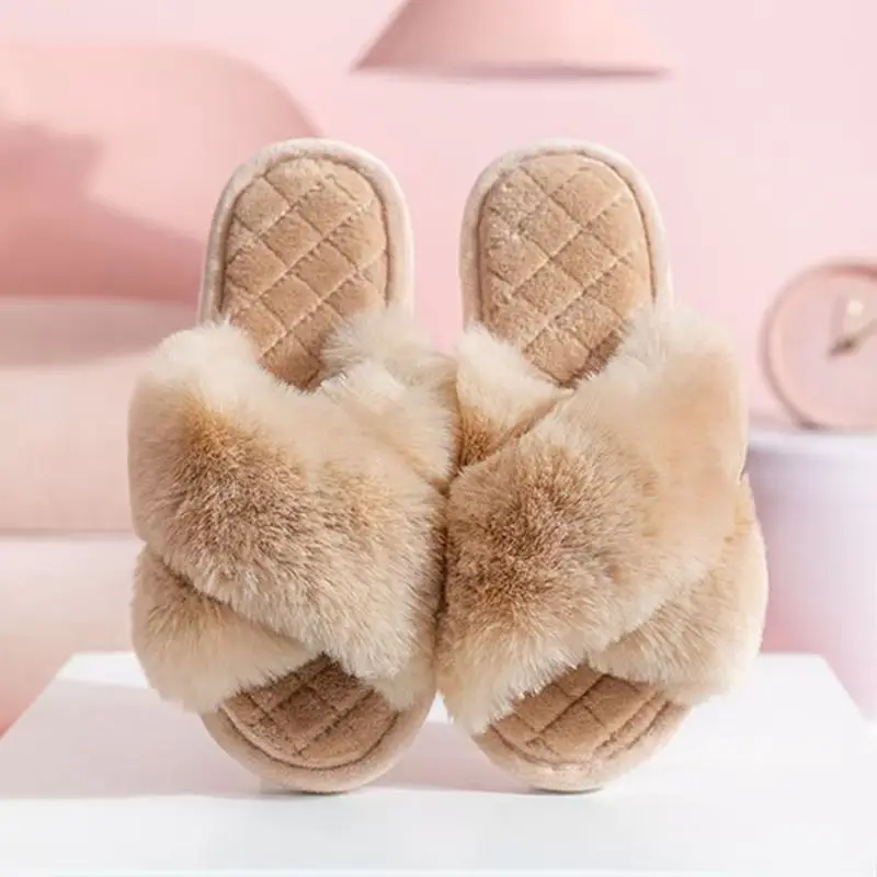 2026 Soft-Bottomed Plush Slippers For Home Use In Autumn And Winter Providing Comfort lightness And Good Slip Resistance