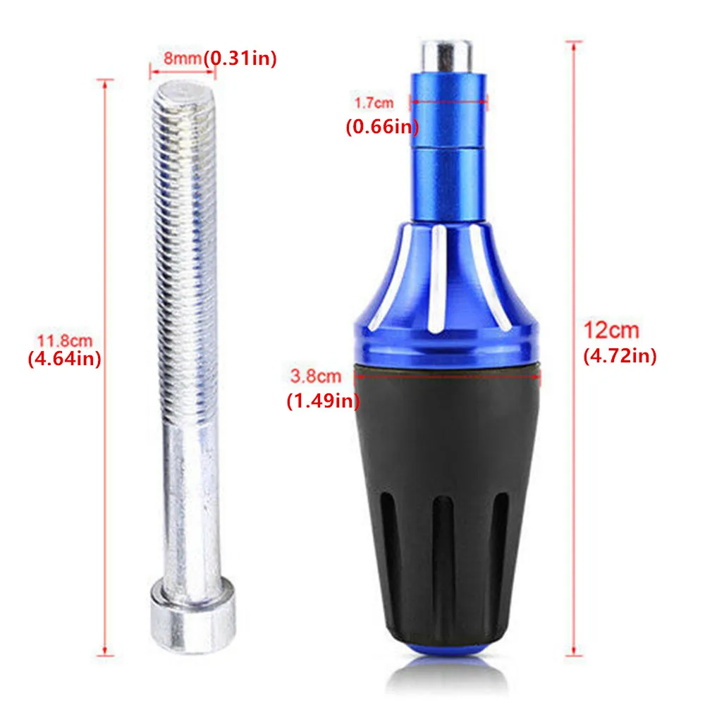 Universal 8mm Motorcycle Frame Slider M8 Falling Crash Protector Rod Motorbike Bicycle Engine Protection