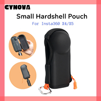Cynova For Insta360 X5 Hardshell Pouch Small Camera Portable Storage Bag Mini Carry Case For Insta 360 X5 X4 Accessories