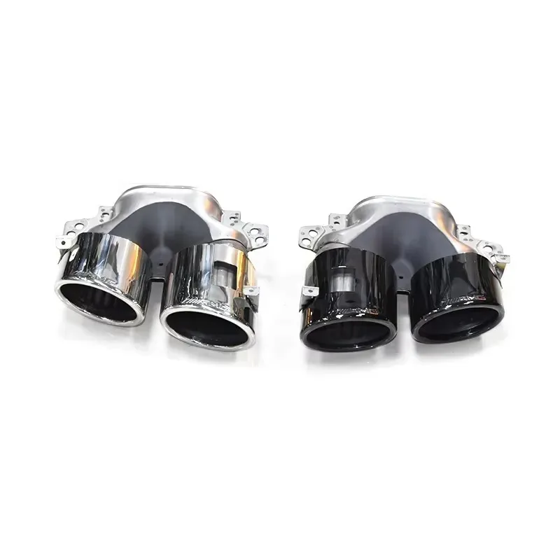 Hot Sale Exhaust Tip for GLE W167 2020 UPGRADE GLE53 W167 SUV Car Exhaust Muffler Tips Four Out Stainless Steel Nozzle