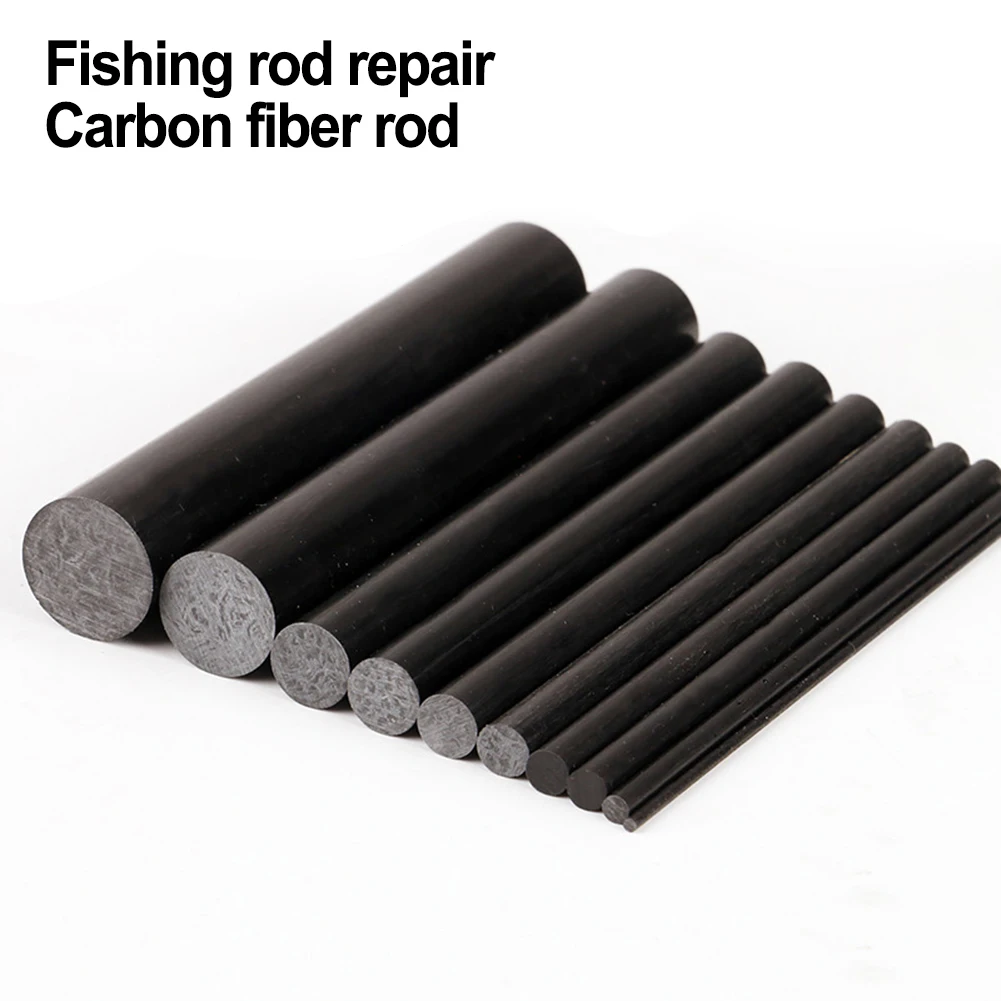 Fishing Rod Repair Kit Carbon Fiber Pole Building Kit Wrapping Thread Fishing Pole Carbon Insert Carbon Repair Accessory