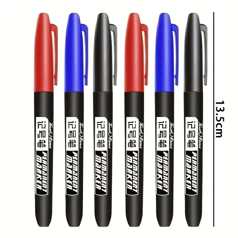 Imagem -02 - Permanent Art Marker Pen Fine Point Tinta Impermeável Nib Fino Nib Bruto Preto Azul Tinta Vermelha Fine Art Suprimentos 1.5 mm Peças por Conjunto Peças por Conjunto