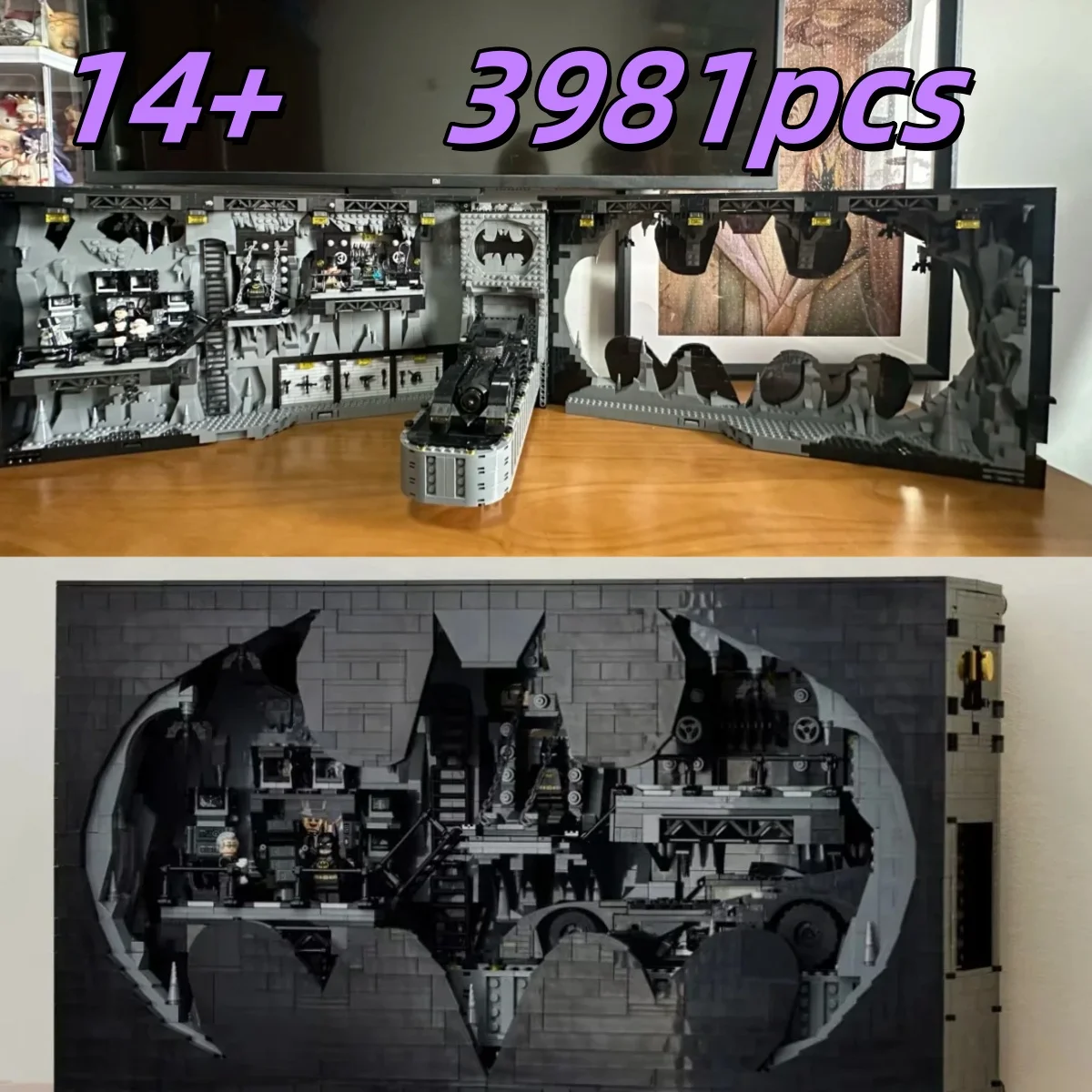 Heimdekoration, kompatibel mit 76252 Display Shadow Box, 3981-teilig, klassisches Modellbausatz für Kinder, Geschenk