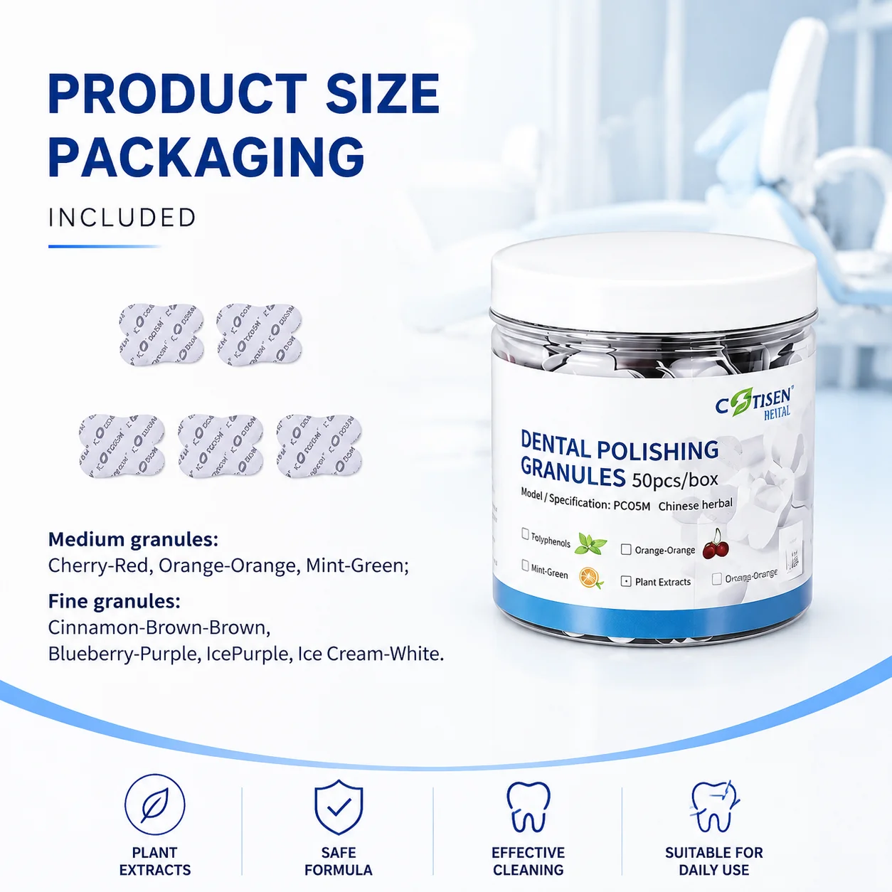 50 pz Pasta Prophy Dentale a G - Teeth Whitening And Stain Removal recensione e prezzo