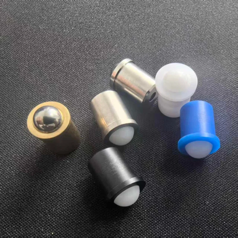 5pcs-10pcs D3/4/5/6/8/10mm Brass/stainless Steel/pom Press Ball Spring Plungers Straight Type Push Fit Ball Plungers