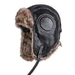 Russian Hat Women Men Winter Cap Man Thickened Faux Fur Cold proof Windproof Keep Warm  Outdoor Cycling Ski Ear Flap Hat