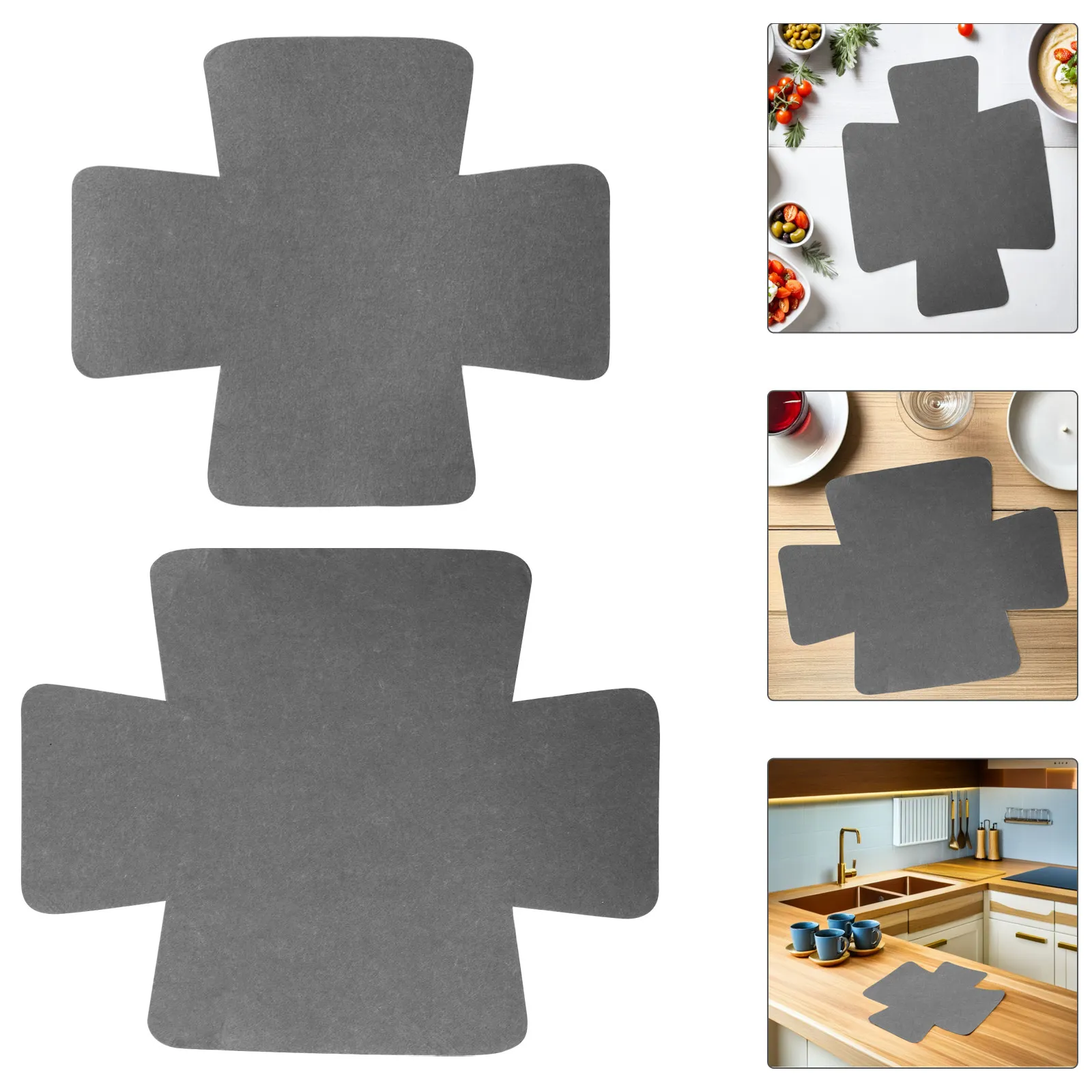 

12Pcs Heat Resistant Non-Woven Pot Mats Protective Kitchen Pads Anti-Scald Insulated Pan Holders Countertop Heat Proof Pots Pads