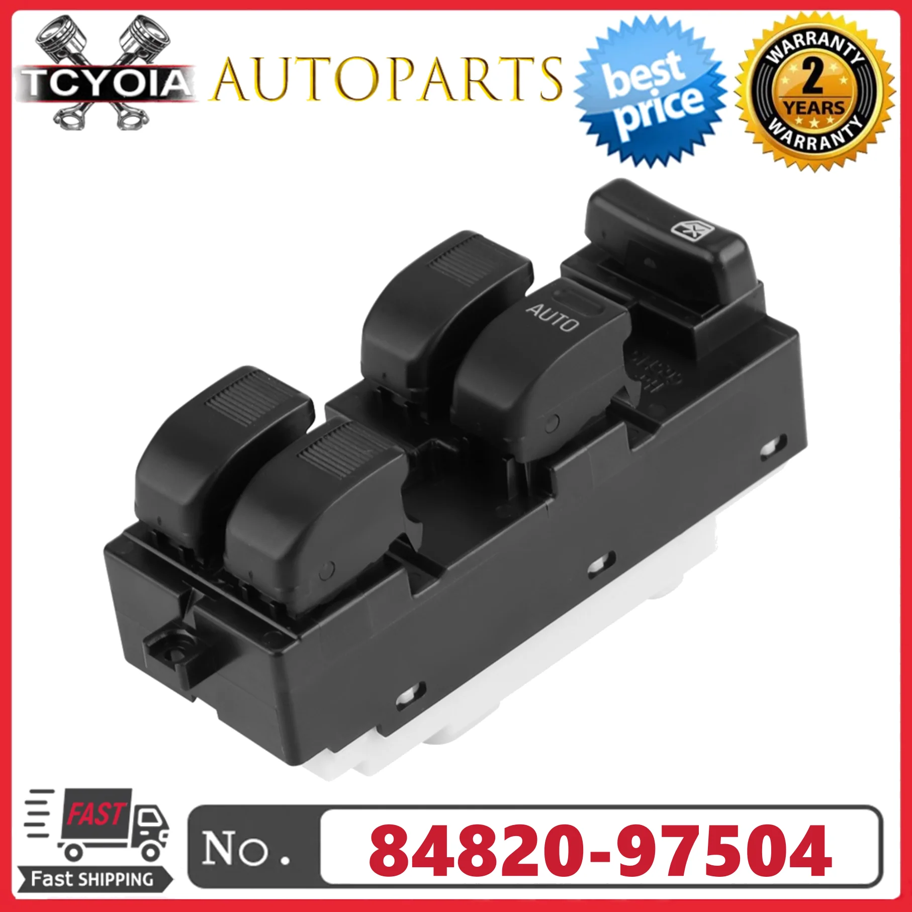 RHD Electric Power Window Switch 84820-97504 8482097504 For Toyota Sparky Cami Daihatsu Terios Atrai