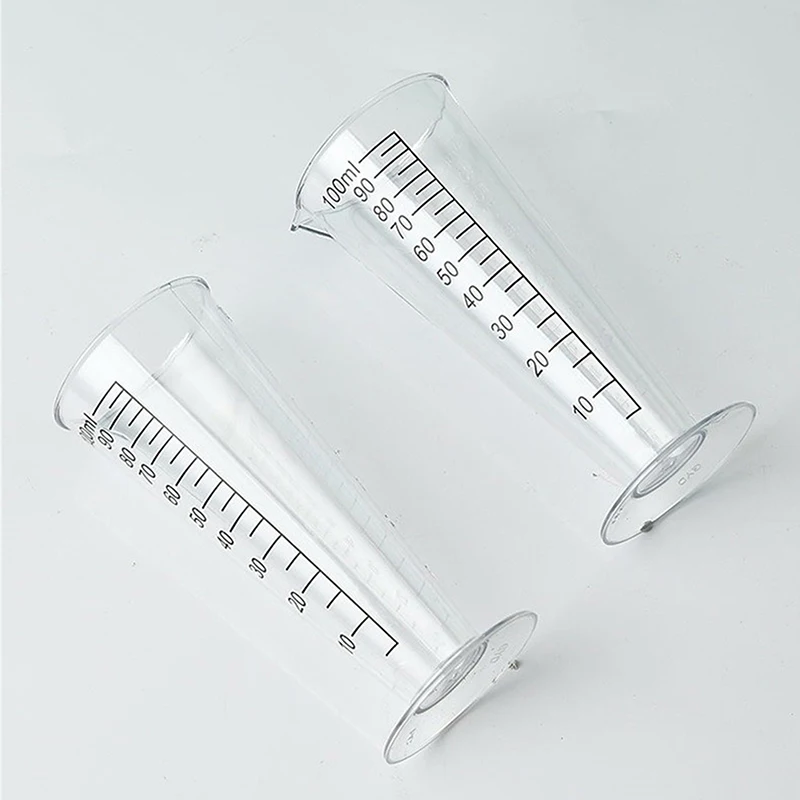 100ml BPA Free Graduated Acrylic Measuring Cup Clear Transparent Scale Container For Home Kitchen Baking Cooking Food Making