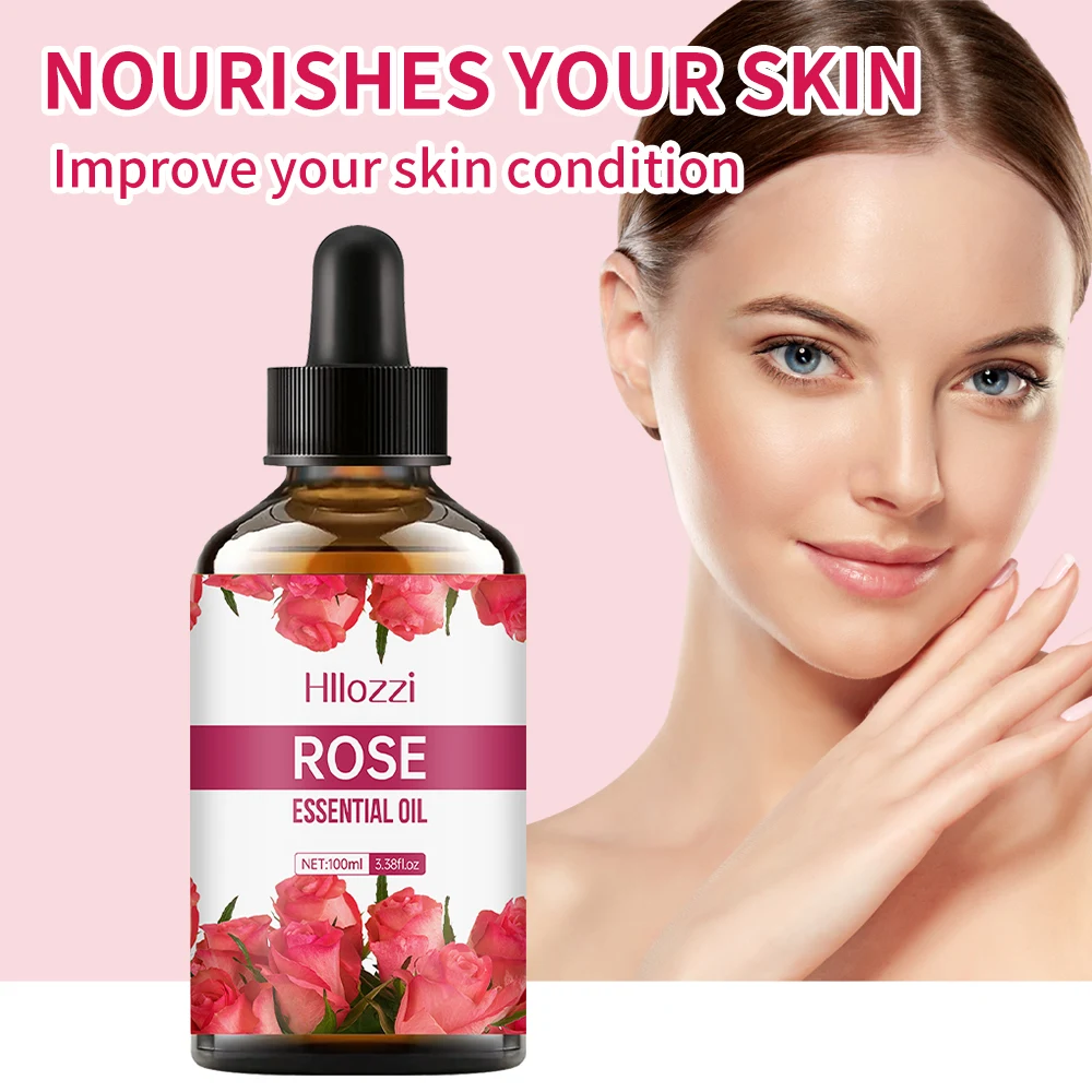 Rose Essential Oil Is Suitable for Massage, Shower, Facial Skin Care and Is Easy to Carry with You When Traveling